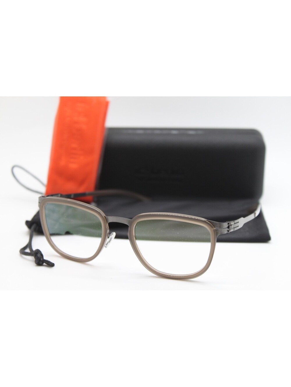NEW IC! BERLIN MODEL KATHI B. GRAPHITE AUTHENTIC EYEGLASSES W/CASE 49-21
